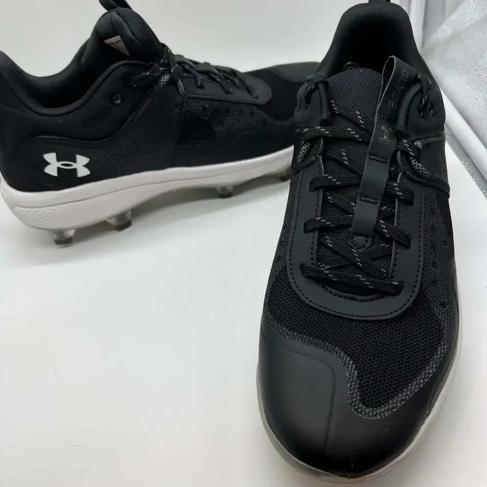 Under Armour Glyde Charged Molded Softball Cleat Women's‎ Black/White Size 11